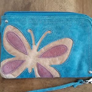 Fossil Bags - Fossil Leather Butterfly Wristlet Fossil Bags - Fossil Leather Butterfly Wristlet